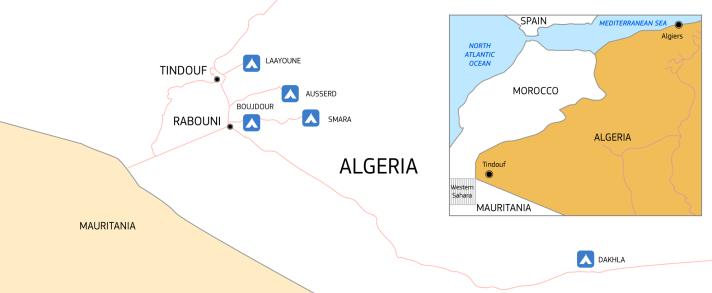 Algeria map