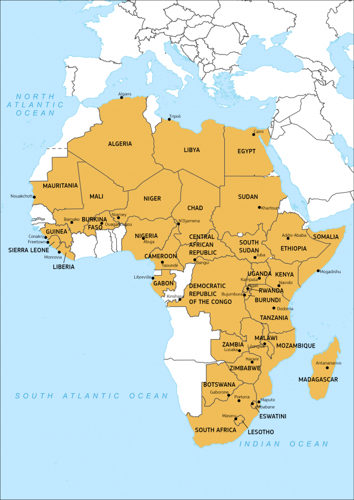 Map of Africa