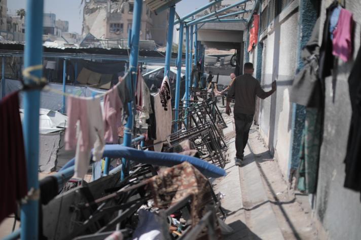 One day with UNRWA in Gaza