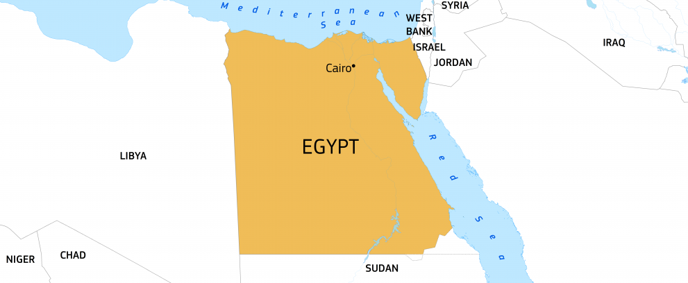 Egypt map