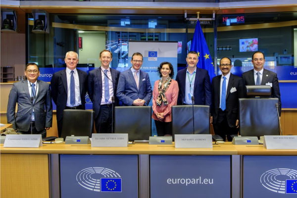 Commissioner Lahbib at the EU Parliament