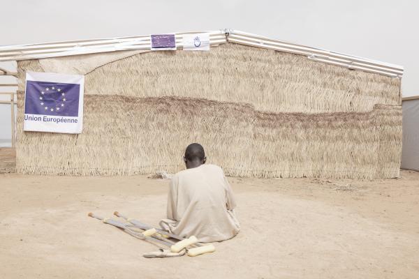 A view on the outside of the EU-funded HI rehabilitation centre 